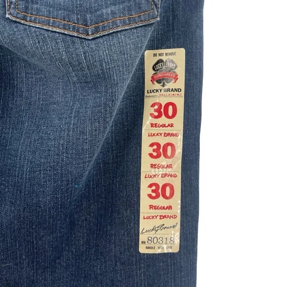 Lucky Brand Women's Straight Leg Jeans - Dark Blue - Picture 3 of 7